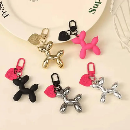 Fashion Keychain Punk Y2K Balloon Dog Keychains For Handbag Backpack Pendant Girl's Car Key Ring Key Chain Accessories