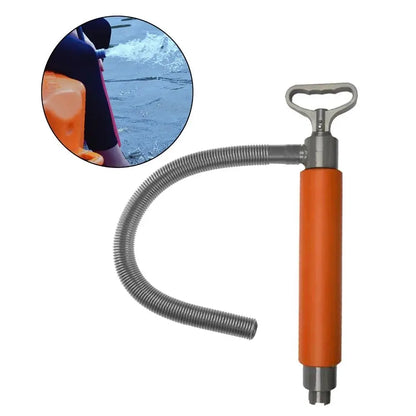 46CM Kayak Manual Pump Stretchable Lightweight Floating Hand Bilge Pump with Extension Tube Easy To Use