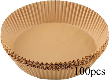 50/100pcs Square Silicone Oil Paper Mini Air Fryer Liner Suitable For Most Air Fryers Non Stick Air Fryer