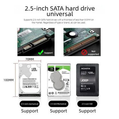 USB 3.0 to SATA  Adapter Cable Support 22 Pin 2.5 Inch External HDD SSD Hard Disk Drive Cable