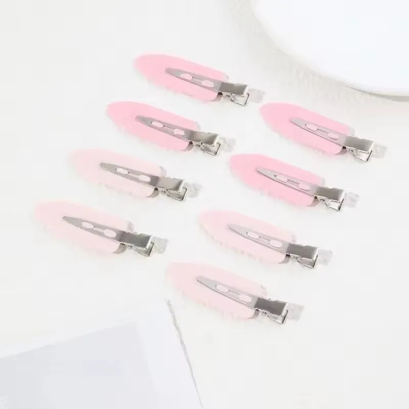 Colorful 8/10pcs/set Women Hair Clips Side Bangs Fix Fringe Barrette Makeup Tools Ladies Girls Styling Hairpin Hair Accessories