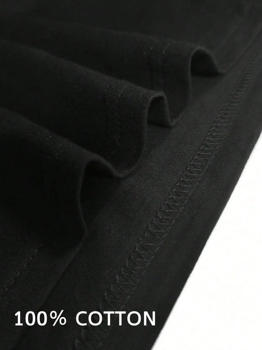 Shih Tzu Trick Graphic T-Shirt, 100% Cotton Crew Neck Tee, Casual Short Sleeve Pullover with Di