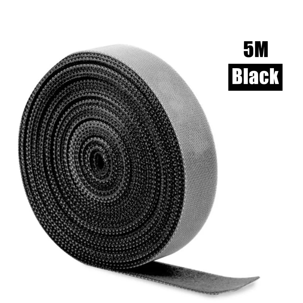 Toocki 5m Organizer Cable Management Tearable Organizador Cables 10mm Width Winder Ties Phone Accessories Wire Cord Organizer