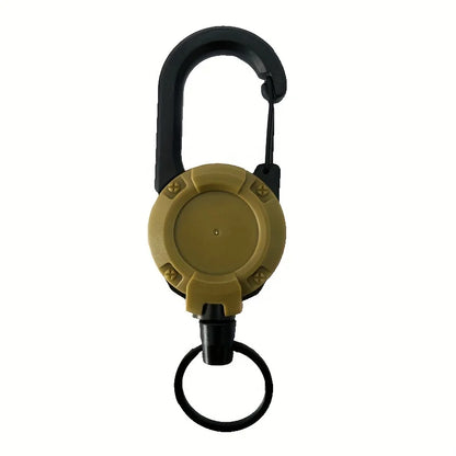 1/3Pcs Automatic Retractable Wire Rope Antitheft Easy-to-pull Buckle Rope Elastic Keychain Sporty Retractable Key Ring Anti Lost