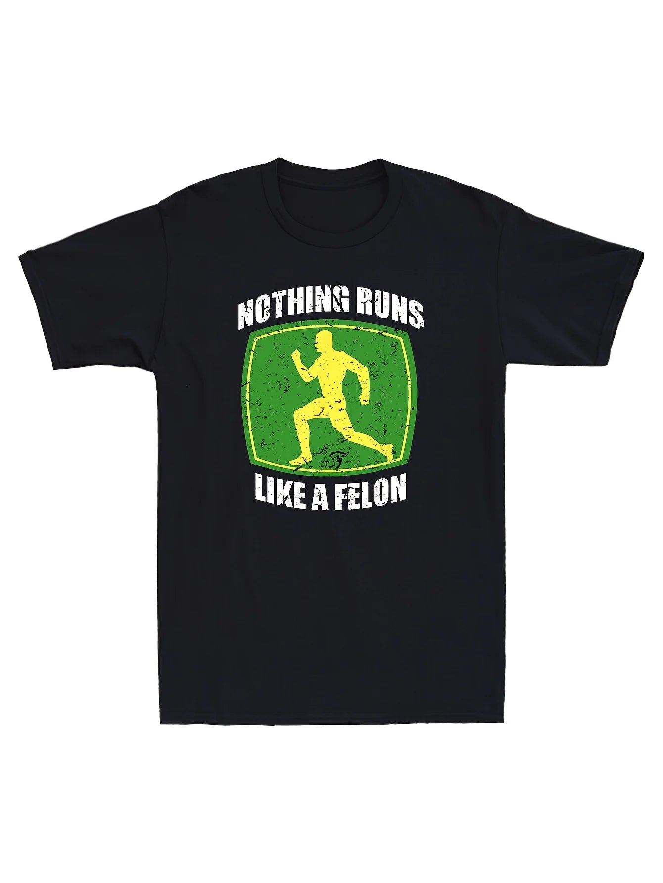 S-3XL Men'S T-Shirt Black Comfortable and Breathable Festival Gift