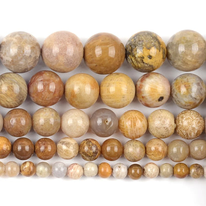 4-12mm Natural Chrysanthemum Onyx Round Loose Beads for Jewelry Making DIY Bracelet Necklace Accessories 15inches