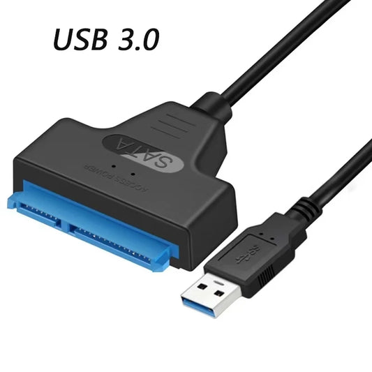 USB 3.0 to SATA  Adapter Cable Support 22 Pin 2.5 Inch External HDD SSD Hard Disk Drive Cable