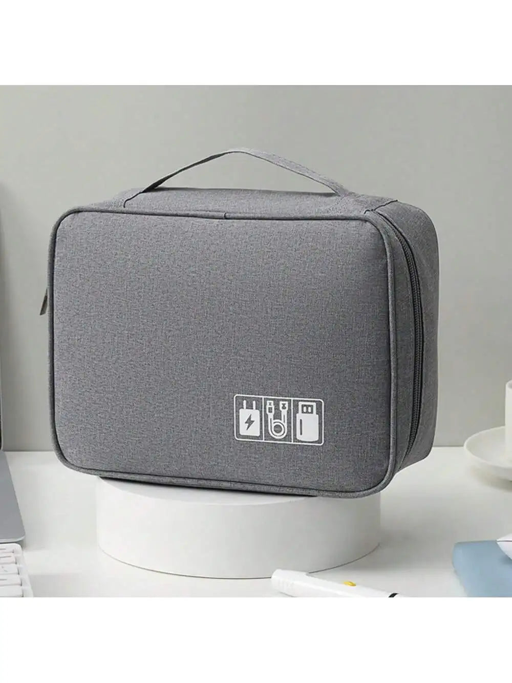 Cable Storage Bag Waterproof Digital Electronic Organizer Portable USB Data Line Charger Plug Storage Bag Travel Cable Organizer