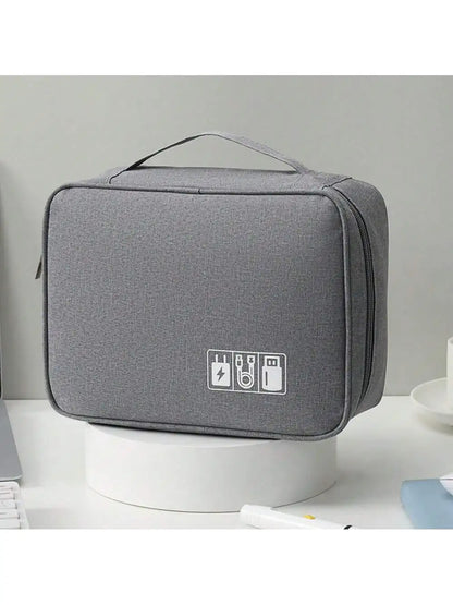 Cable Storage Bag Waterproof Digital Electronic Organizer Portable USB Data Line Charger Plug Storage Bag Travel Cable Organizer