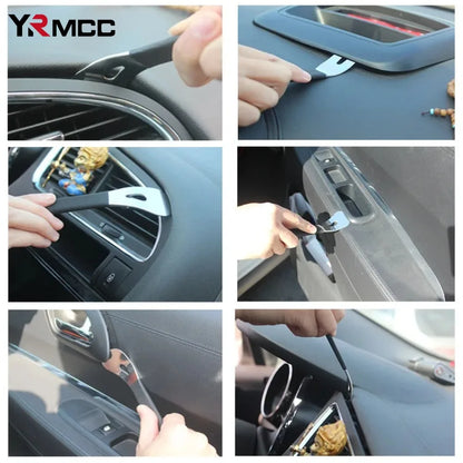 Car Trim Removal Tool Stainless Steel Durable Two-end Trim Removal Level Pry Tools Car Door Panel Audio Terminal Fastener Driver