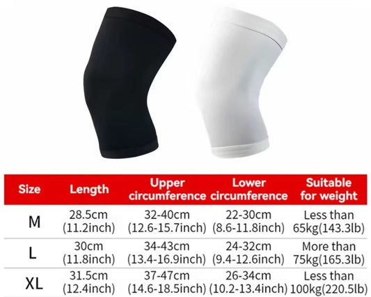 1Pcs Basketball Sports Knee Pads Unisex Elastic Knitted  Compression Leg Warmers for Outdoor Running Cycling Mountaineering