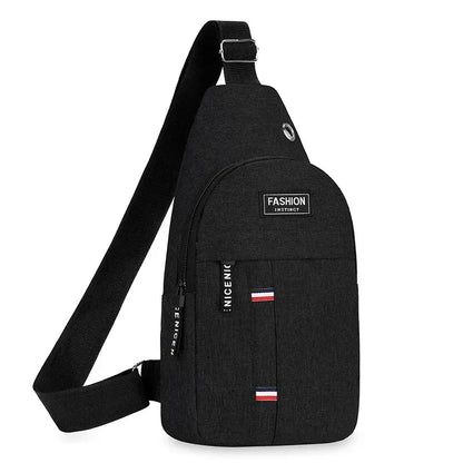 Fashionable and Trendy Lightweight Single Minimalist Shoulder Crossbody Bag for Men with Large Capacity for Leisure and Sports
