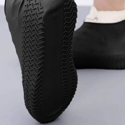 Waterproof Silicone Shoe Covers Protector Anti-Slip Boot For Outdoor Rainy Day Reusable Non-Slip Wear-Resistant Rain Shoe Covers