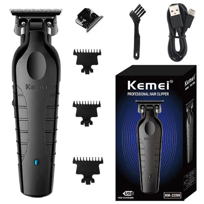 Kemei-Professional Hair Clipper Kit, Electric Shaver, Male Hair Cutting Machine, Men's Trimmer Machine, KM-2299, KM-2026,KM-5083