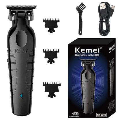 Kemei-Professional Hair Clipper Kit, Electric Shaver, Male Hair Cutting Machine, Men's Trimmer Machine, KM-2299, KM-2026,KM-5083