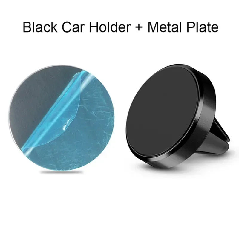 Car Air Vent Magnetic Phone Holder GPS Smartphone Stand Mount For Mag-safe iPhone 16 15 14 13 12 Pro Xiaomi Samsung Mini Stand