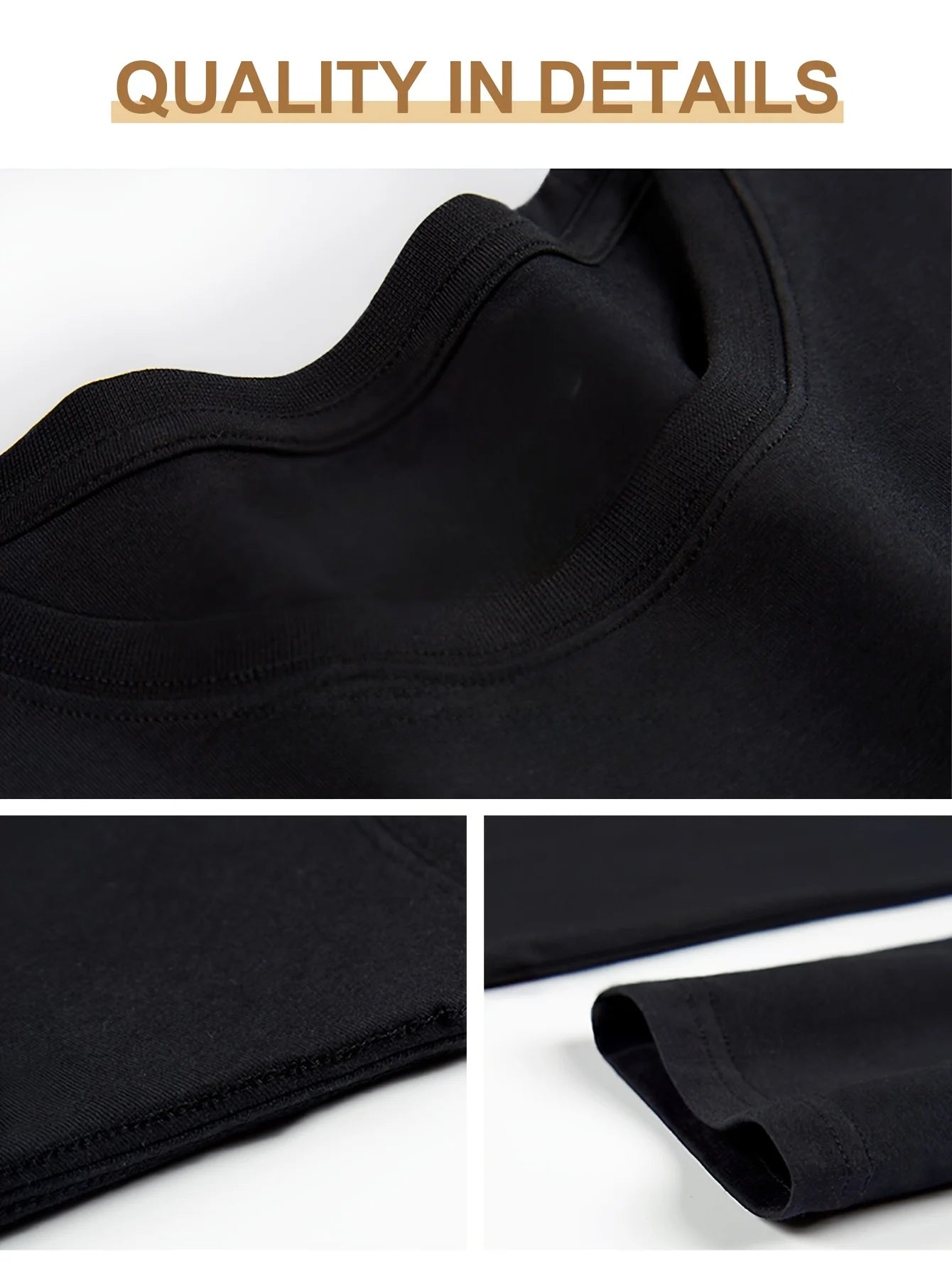 S-3XL Men'S T-Shirt Black Comfortable and Breathable Festival Gift