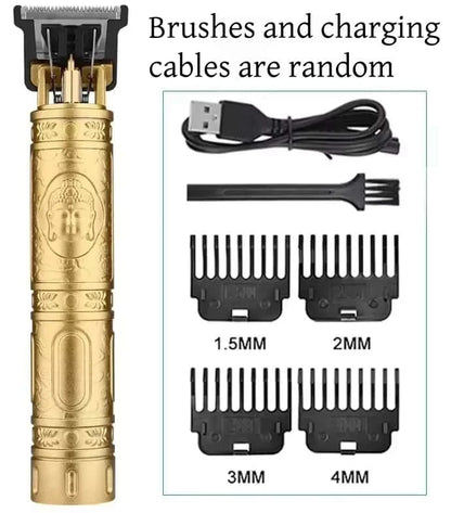 2025 T9 HairClipper Beard Shaving Body Hair Trimmer Clippers Electric Machine Men Haircut Machine 0mm Barber ShaverDragon Carved