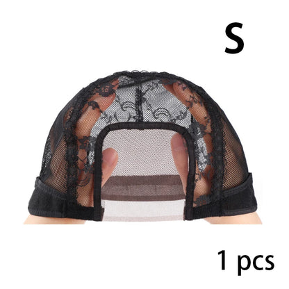 Lace Wig Caps for Making Wigs with Adjustable Strap on the Back Weaving Hairnets Swiss Lace Wig Cap (SIZE:SML)