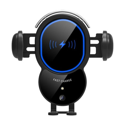 10W Wireless Triangle Mount Automatic Clamping Car Fast Charger